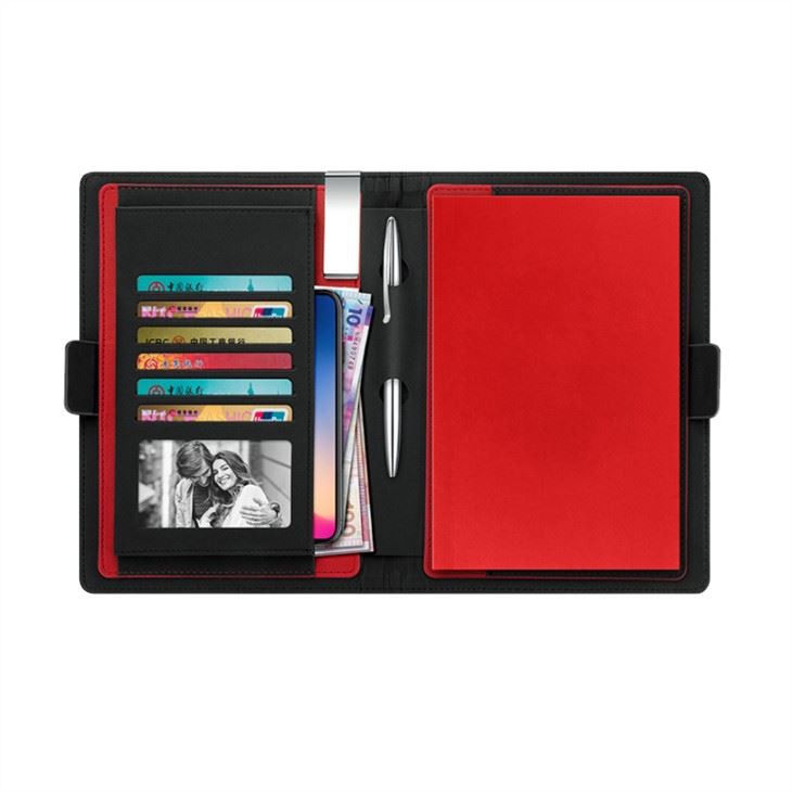 Black PU Leather Notepad Cover
