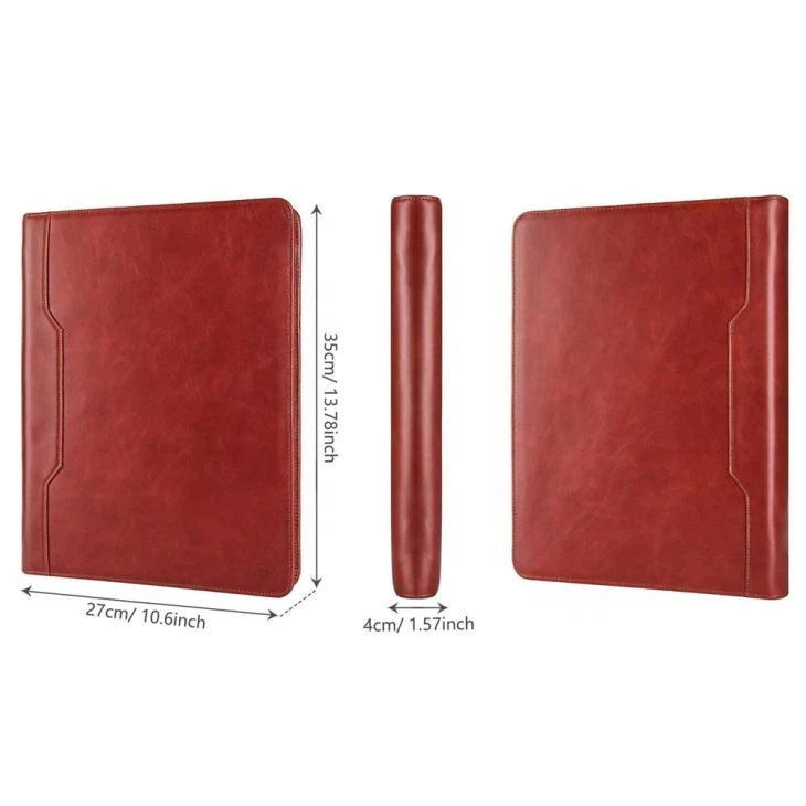 Brown Zippered A4 Compendium Brown Zippered A4 Compendium