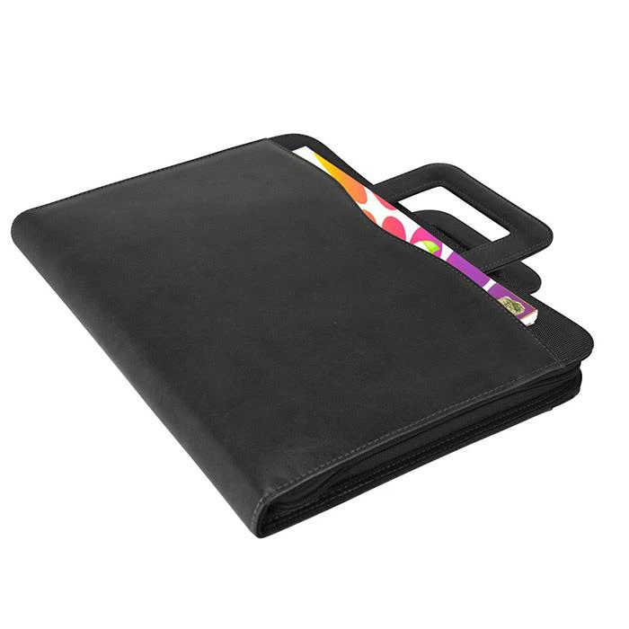 Leather Binder Portfolio With Handles Leather Binder Portfolio With Handles