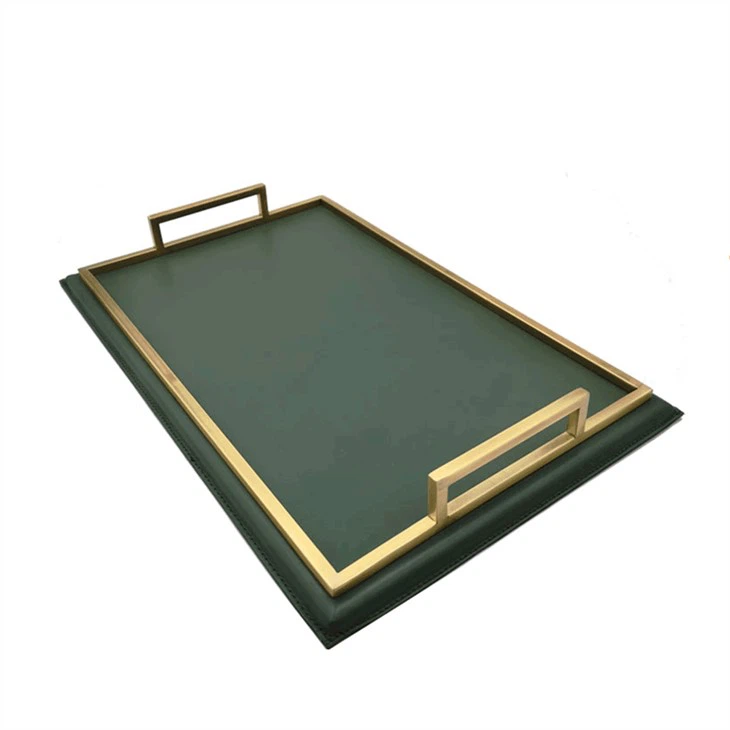 Noble Serving Tray Leather Noble Serving Tray Leather
