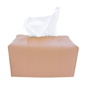 PU Case Faux Leather Box Tissue Holder