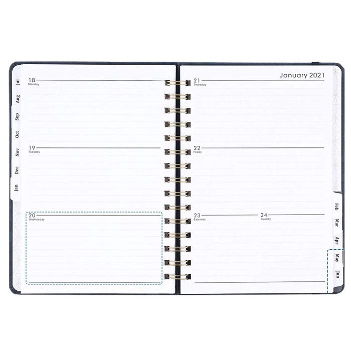 Spiral A5 Leather Diary 2021 Spiral A5 Leather Diary 2021