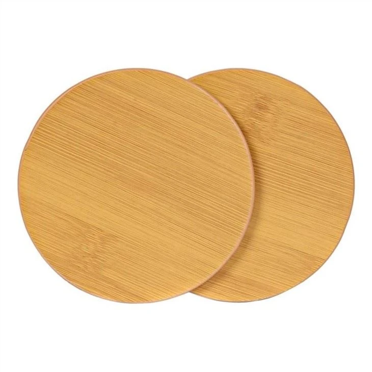 Bamboo Grain Leather Coaster