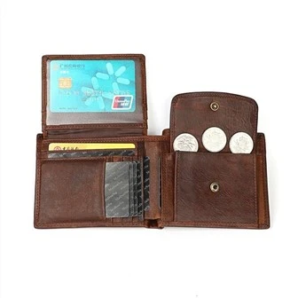 Genuine Leather Men Card Wallets