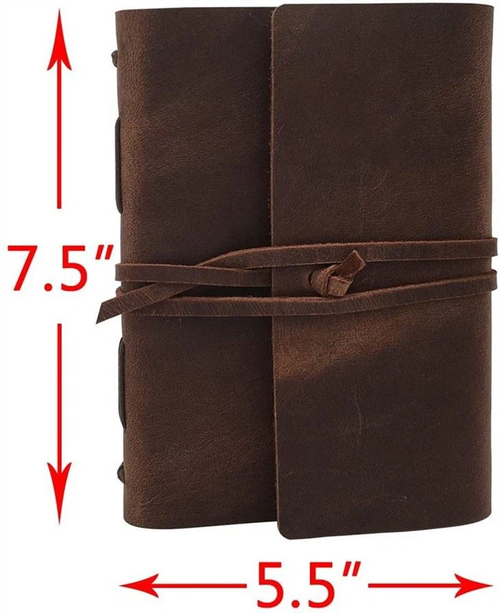 leather a5 notebook