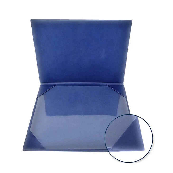 Blue Leather Certificate Holder Blue Leather Certificate Holder