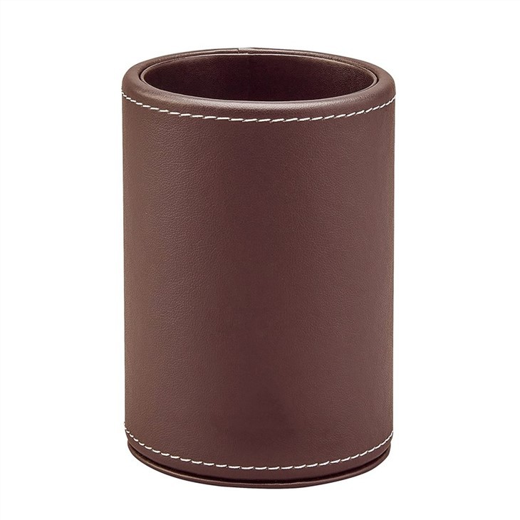 Leather Desk Pen Holder
