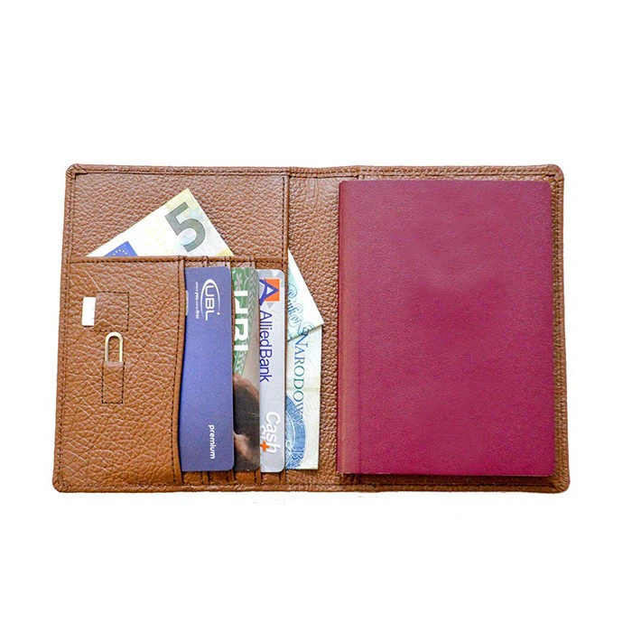 brown Passport Holder Wallet brown Passport Holder Wallet